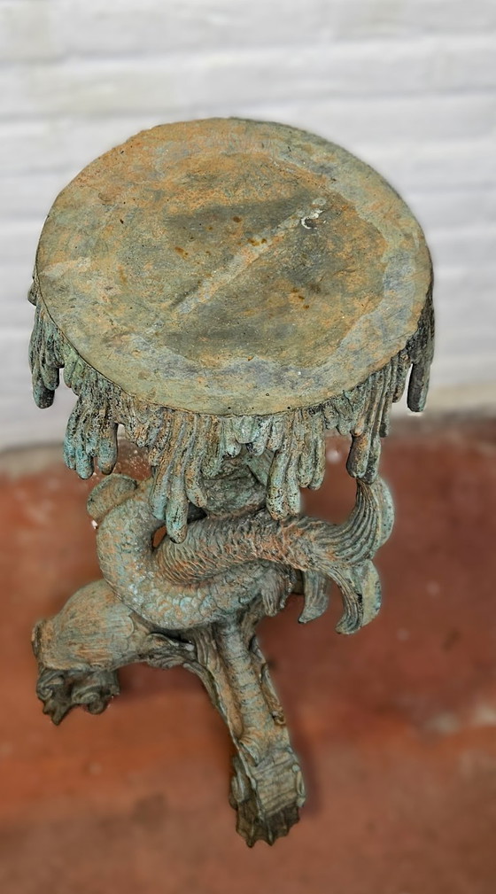 Image 1 of Monumental Rococo-style Bronze Pedestals