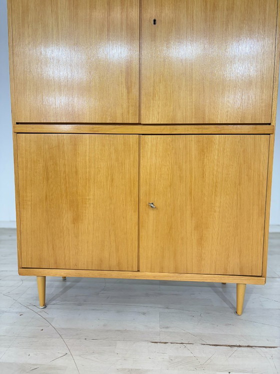 Image 1 of linnenkast uit de jaren 60 / vintage kledingkast / kledingkast in mid-century stijl