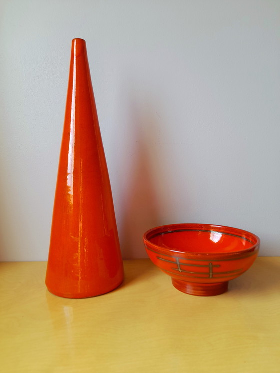 Image 1 of Scandinavian Ceramic Soliflore Vase, 1960