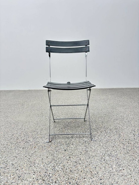 Image 1 of Set of 6 Celestina folding chairs by Marco Zanuso for Zanotta