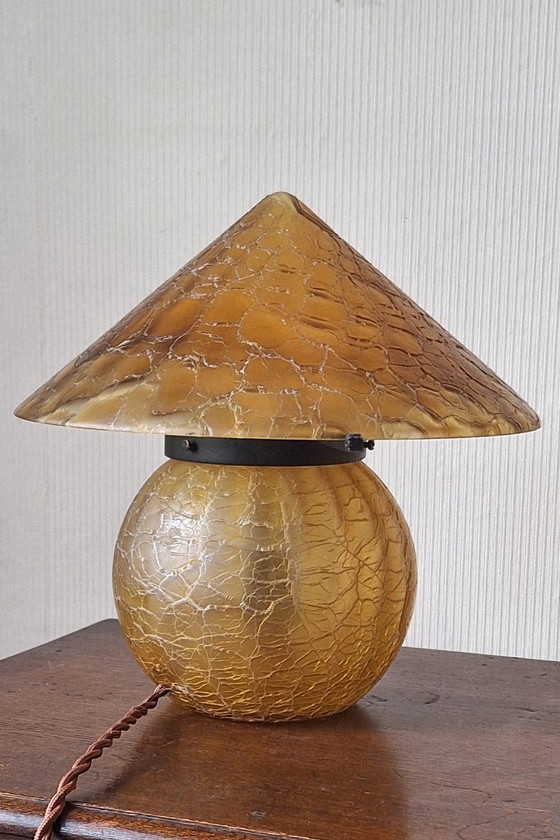 Image 1 of Art Deco Glaslampe aus Frankreich