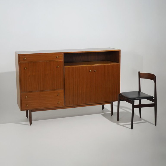 Wooden Sideboard With Integrated Bar, 1960s (photo 15 of 15)