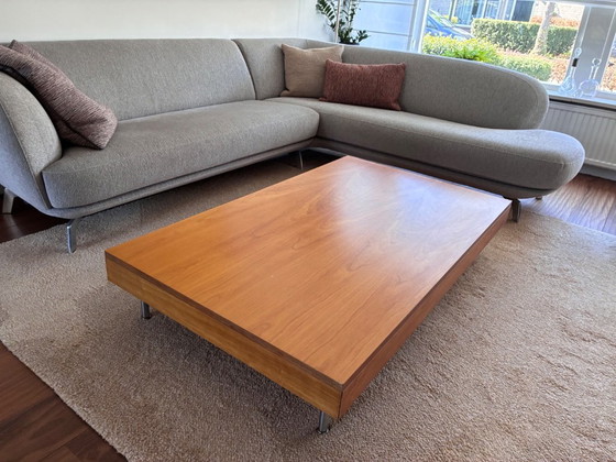 Couchtisch aus Kirschholz, Couchtische, Chrom, Braun (Foto 8 von 12)