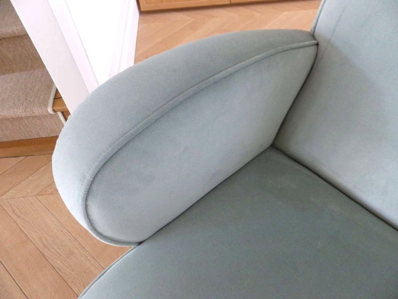 Image 1 of Paire de fauteuil en velours design BRANCO Sobre BRANCO style Mid-century / Années 50