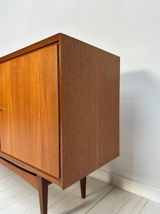 Image 1 of Vintage Large Teak Sideboard, Mid-Century Modern Scandinavian Design, 1960s