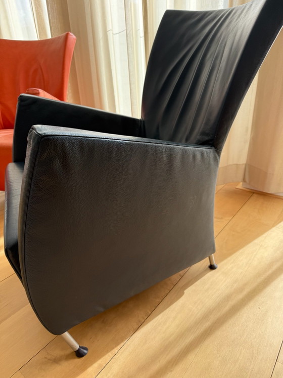 2 Montis Windy Armchairs, as a set – Leather, Metal (photo 3 of 5)