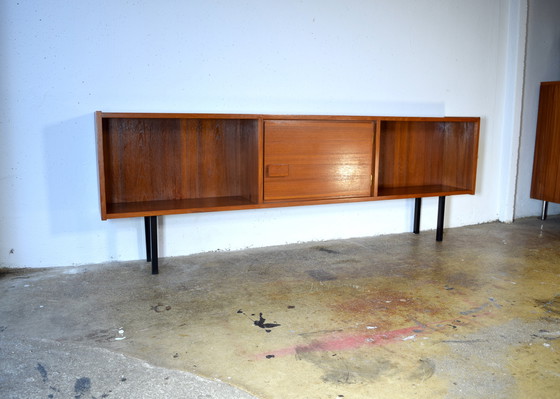Image 1 of 1960s Danish Teak Sideboard Vintage Cabinet Mid Century Shelf Shelf 