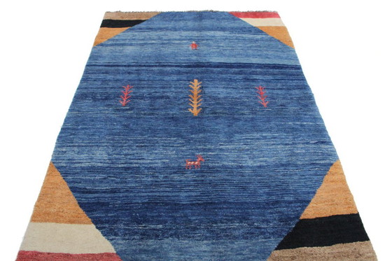 Image 1 of Original Persian carpet Gabbeh Ghashghai oriental carpet 222 cm x 149 cm old natural