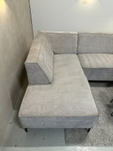 Sofá esquinero beige de 285x190cm