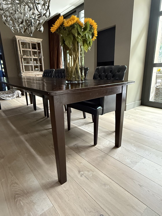 Image 1 of Table de salle à manger en teck