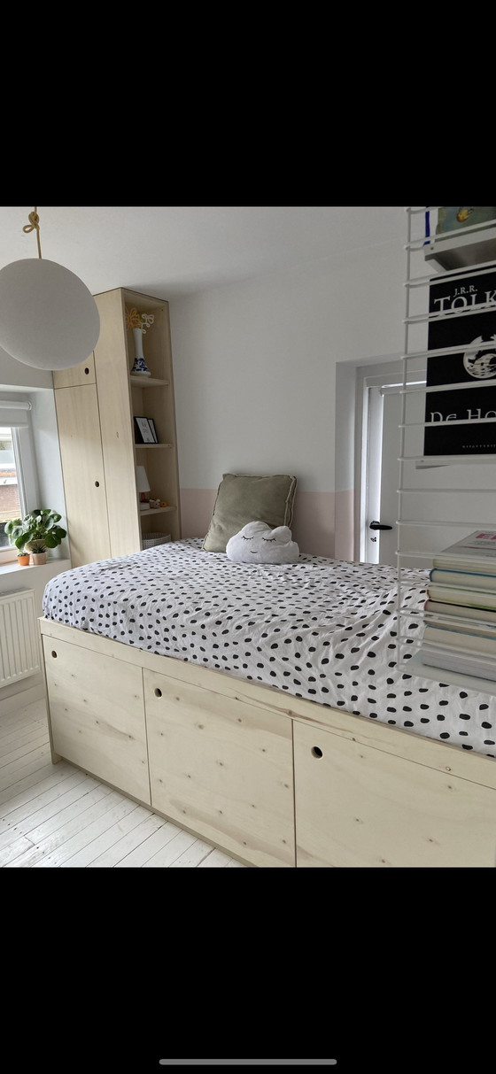 Image 1 of Handgemaakte halfhoogslaper op maat gemaakt van hoogwaardig berkenmultiplex