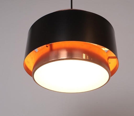 Image 1 of Lampada a sospensione in rame Saturn di Fog e Morup, 1960