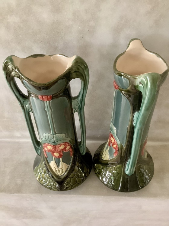 Image 1 of Art Nouveau vases