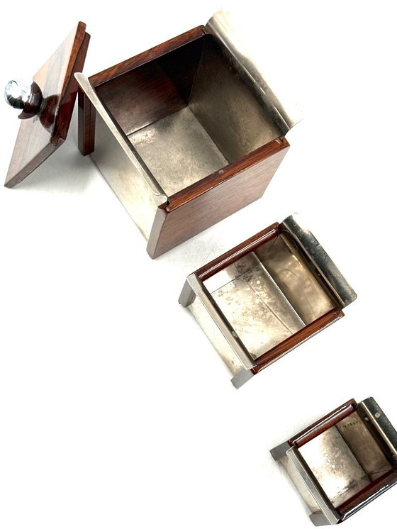 Image 1 of Set asbakken uit het midden van de 20e eeuw, Ico Parisi, Italië, jaren 60.