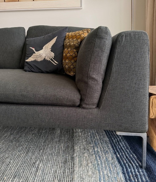 B&B Italia Charles 3-Sitzer-Sofa, rechte Armlehne