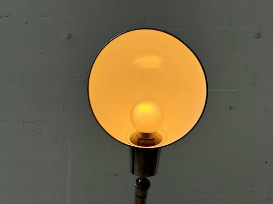 Image 1 of Space Age Chrome Clamp Lamp with Gooseneck, 1970s