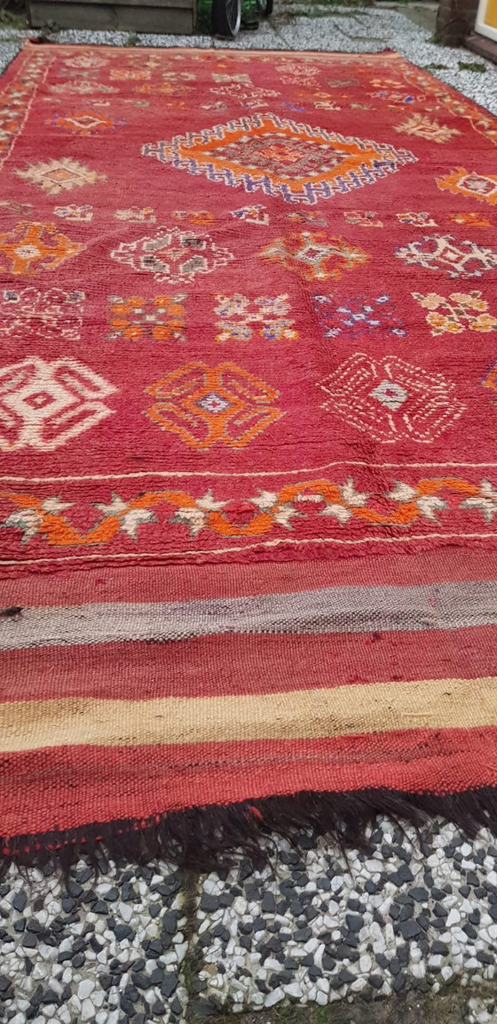 Image 1 of Handgeknoopt Berber kleed wol 416x185cm