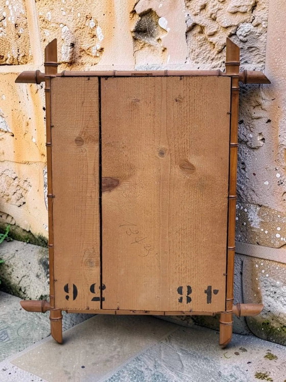 Espejo de bambú 52*65 cm – Wood, Vintage (photo 4 of 8)