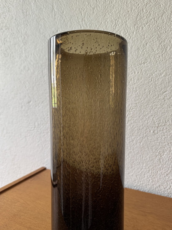 Image 1 of Vase Roller Bullauge Glas Bendor 60er Jahre