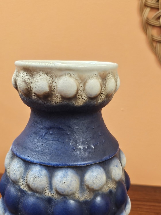 Bay Keramik West Germany 44-20 Vase Vintage Blue – Ceramic (photo 5 of 6)
