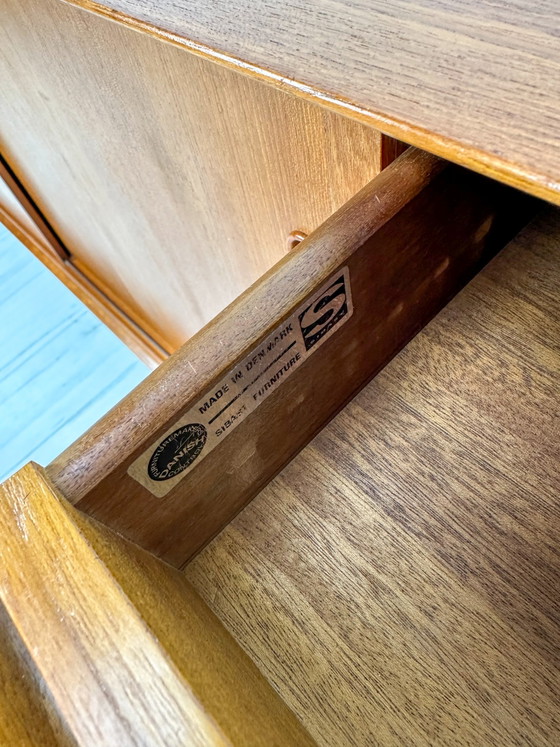 Image 1 of 1960S VINTAGE DANISH MID-CENTURY TEAK SIDEBOARD ‘OS29’ BY ARNE VODDER FOR SIBAST