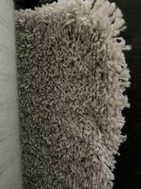 Tappeto di design in lana a pelo lungo, nuovo, 3 x 2.40, Tappeti, Grigio (foto 7 di 11)