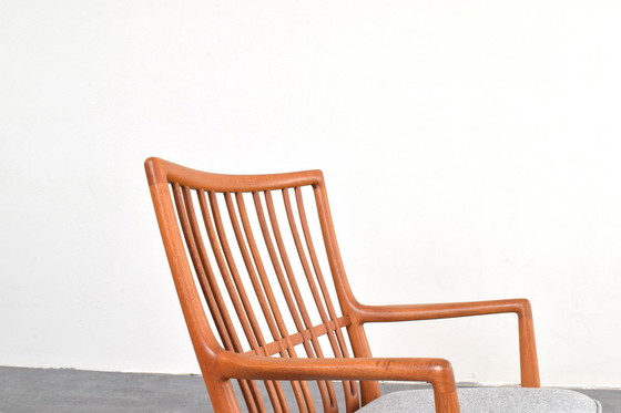 Image 1 of Chaise à bascule ML33 en chêne par Hans J. Wegner pour A/S Mikael Laursen, années 1950
