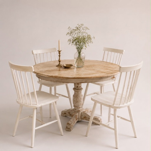 4 taburetes de bar vintage de IKEA – eetkamerstoelen, Wood