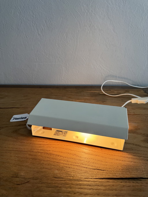 Vintage Philips Massive Wandleuchte 1970er/80er Jahre weiß/beige