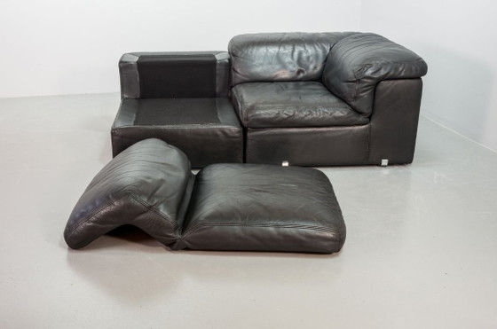 Canapé modulaire Jeep en cuir gris, années 1970, ensemble de 4 – Durlet, Canapés modulables, Leather (photo 22 of 38)