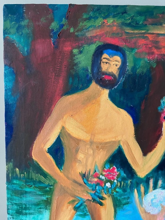 Image 1 of Andre Castinel painting on canvas