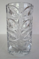 Jarrón antiguo de cristal con follaje Vannes