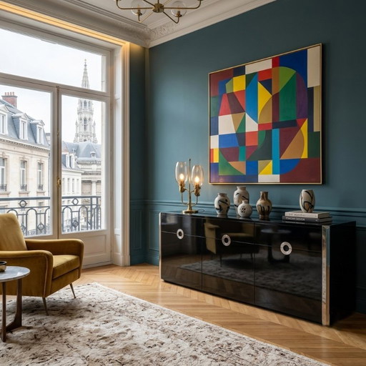 Credenza vintage in laminato di Mario Sabot, anni '70 – dressoirs, Metal, lamine (photo 2 of 9)