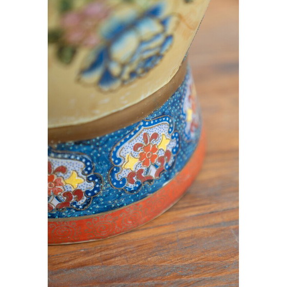 Image 1 of Vaso Satsuma dorato d'epoca, Cina