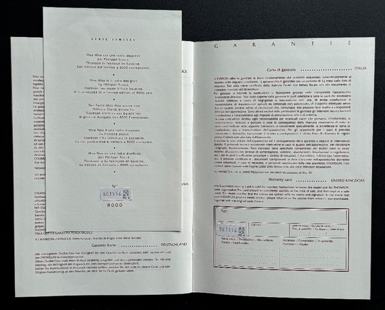 MINT IN BOX: Philippe Starck MOA MOA - Railpro Roadshow 1995 – Telefunken, Oggetti decorativi, Altro (photo 14 of 17)