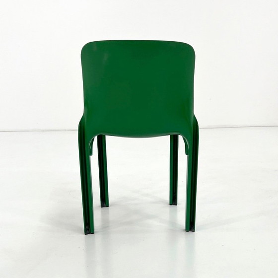 Grüner Selene Stuhl von Vico Magistretti für Artemide, 1970er – Esszimmerstühle, Plastic (photo 5 of 12)