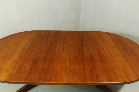 Image 1 of Danish Teak Extendable Dining Table, 1980s