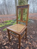 Chaises anciennes en chêne, style Art déco / École d'Amsterdam, années 1920/30