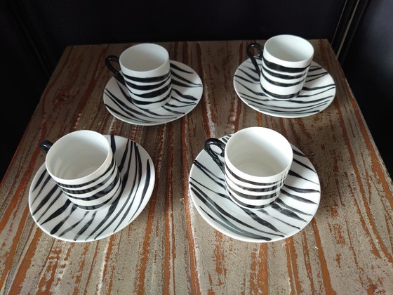 Image 1 of Tazzine/piattini da caffè vintage Galeries Lafayette (Parigi).