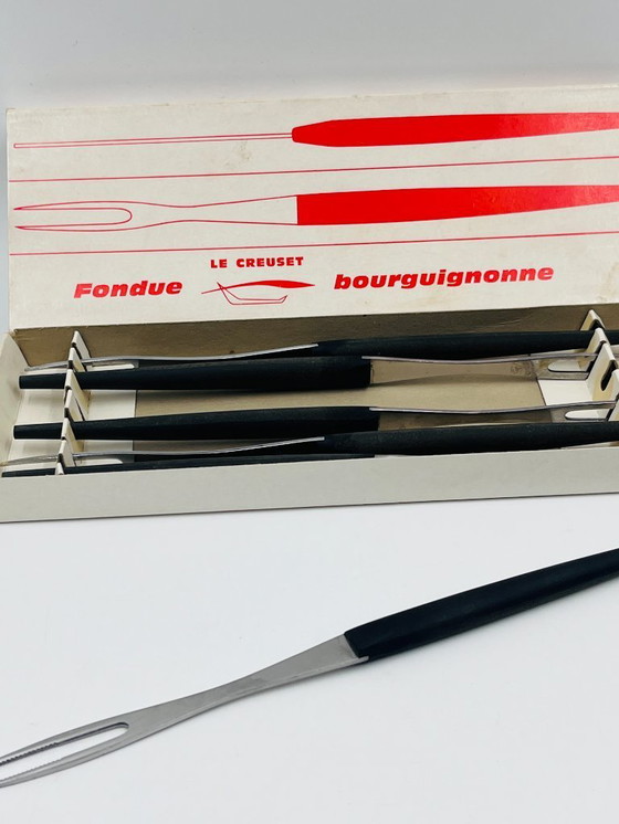 Image 1 of Juego de 6 tenedores para fondue Le Creuset