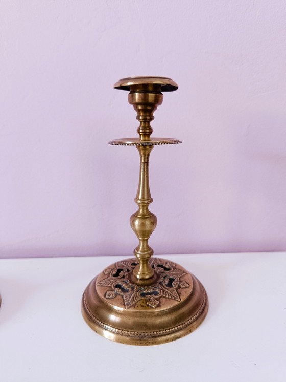 Image 1 of Ein Paar Kerzenhalter im Empire-Stil