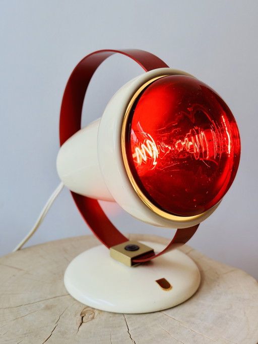 Philips Infrared Lamp Type 7529 – Space Age Design – 1960s – Original & Working