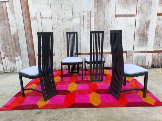 Image 1 of Sedie modello L4k 252 di Liberty, set di 4. Design