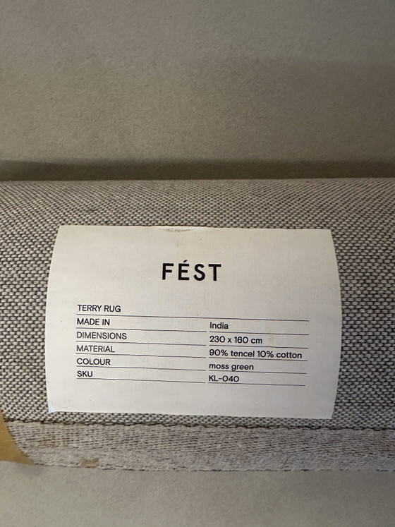 FEST Kleed Terry Rug Moss 230 x 160 – Rugs & carpets, Cotton, Textile (photo 3 of 6)