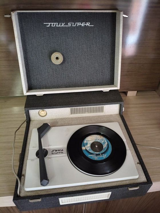 Giradischi Portatile Vintage 'Nuovo Faro Jolly Super' Anni '60 – Perfettamente Funzionante – Modernariato (photo 5 of 8)