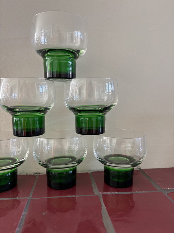 Image 1 of Vintage Luminarc wijnglazen likeurglazen 6x