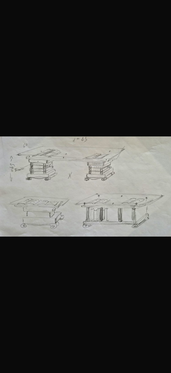 Jean Joly – Escritorio de Artista Único con Procedencia Documentada – Wood (photo 28 of 29)