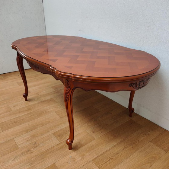 Vintage Country Dining Table Dining Room Table Extendable Table – Wood (photo 3 of 22)