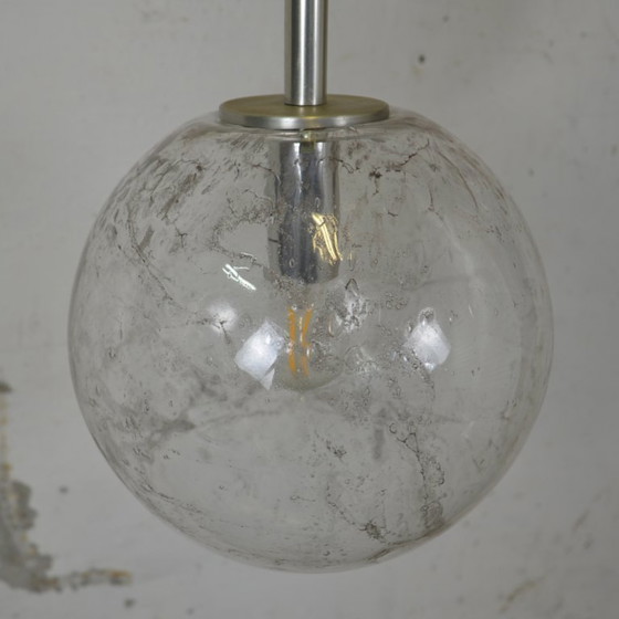 Image 1 of 5x lampade a sospensione a sfera in vetro