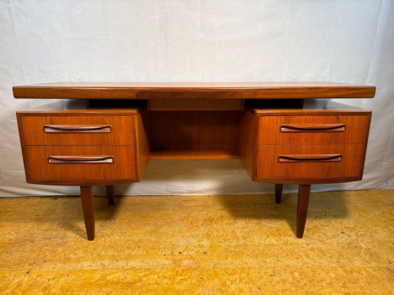 Image 1 of Mid-Century Retro Vintage Teak Desk / Dressing Table by G Plan – Fresco Range 1960.    Designed by Victor Wilkins • Afromosia Ed